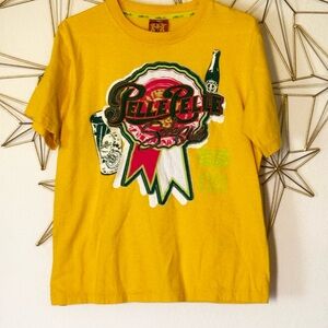 Pelle Pelle Soda Club Kids Yellow Graphic T-Shirt
